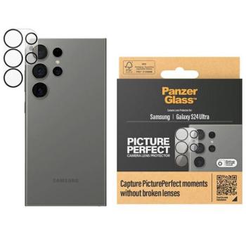 PanzerGlass Picture Perfect kamera lencse védő üvegfólia fekete szegéllyel Samsung Galaxy S24 Ultra kép