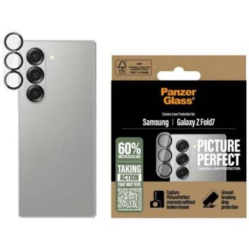 PanzerGlass PicturePerfect kamera lencse védő edzett üveg fekete szegéllyel Samsung Galaxy Z Fold7 kép