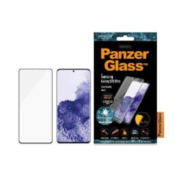 PanzerGlass PRO Curved Microfracture antibakteriális fekete szegéllyel Samsung Galaxy S21 Ultra kép