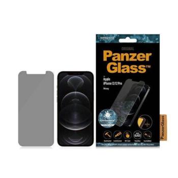 PanzerGlass Standard Super+ iPhone 12/12 Pro Privacy antibakteriális képernyővédő fólia kép