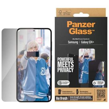 PanzerGlass Ultra-Wide Fit betkintésvédett üvegfólia felhelyezést segítő applikátorral Samsung Galaxy S24 Plus kép