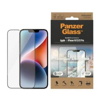 PanzerGlass Ultra-Wide Fit iPhone 14 / 13 Pro / 13 6,1&quot; Antireflexiós antibakteriális Easy Aligner képernyővédő fólia kép