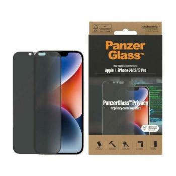 PanzerGlass Ultra-Wide Fit iPhone 14 / 13 Pro / 13 6,1&quot; Privacy Screen Protection antibakteriális képernyővédő fólia kép