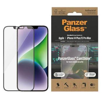 PanzerGlass Ultra-Wide Fit iPhone 14 Plus / 13 Pro Max 6,7&quot; CamSlider antibakteriális Easy Aligner képernyővédő fólia kép