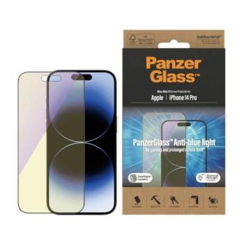 PanzerGlass Ultra-Wide Fit iPhone 14 Pro 6,1&quot; antibakteriális Easy Aligner Anti-blue light képernyővédő fólia kép