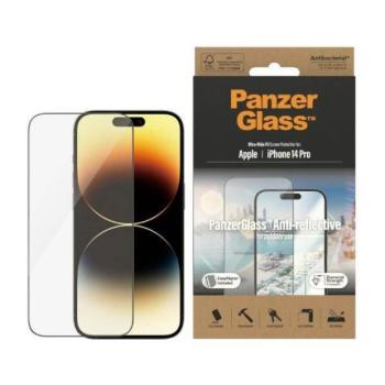 PanzerGlass Ultra-Wide Fit iPhone 14 Pro 6,1&quot; Antireflexiós antibakteriális Easy Aligner képernyővédő fólia kép