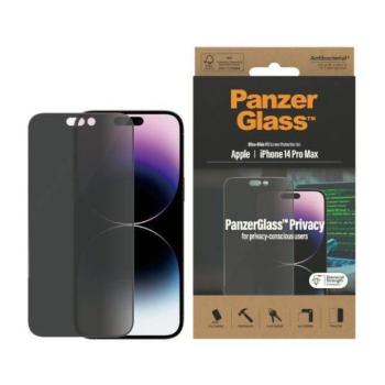 PanzerGlass Ultra-Wide Fit iPhone 14 Pro Max 6,7&quot; Privacy Screen Protection antibakteriális képernyővédő fólia kép
