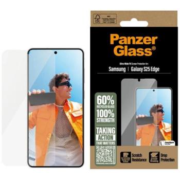 PANZERGLASS ULTRA-WIDE FIT képernyővédő üveg (3D, extra karcálló, ütésállóság + segédkeret) ÁTLÁTSZÓ Samsung Galaxy S25 Edge (SM-S937) kép