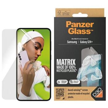 PanzerGlass Ultra-Wide Fit Matrix Screen Protection fólia felhelyezést segítő applikátorral Samsung Galaxy S24 Plus kép