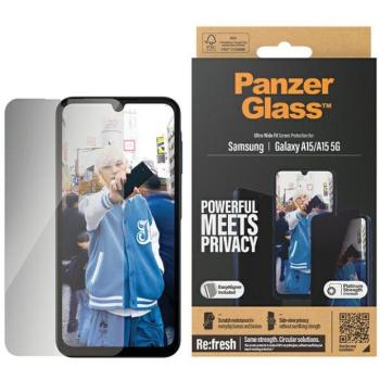 PanzerGlass Ultra-Wide Fit Privacy Screen Protection üvegfólia Samsung Galaxy A15 4G/5G kép