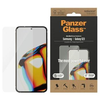 PanzerGlass Ultra-Wide Fit Samsung Galaxy S23 S911 képernyővédelem 7315 applikátorral fólia kép