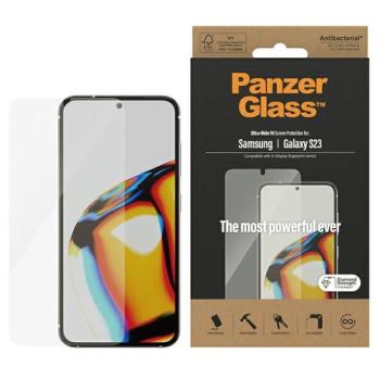 PanzerGlass Ultra-Wide Fit Samsung Galaxy S23 S911 képernyővédelem 7322 fólia kép