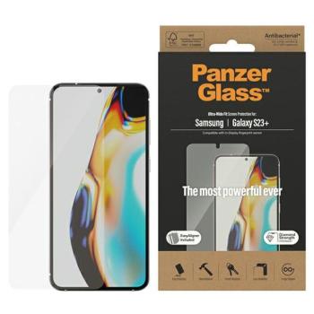 PanzerGlass Ultra-Wide Fit Samsung Samsung Galaxy S23+ S916 képernyővédelem 7316 applikátorral fólia kép