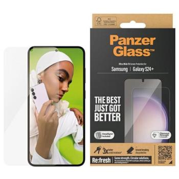 PanzerGlass Ultra-Wide Fit üvegfólia felhelyezést segítő applikátorral Samsung Galaxy S24 Plus kép