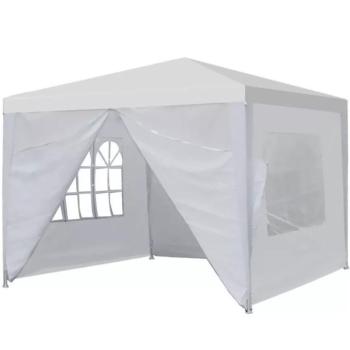 Party sátor, 3 x 3 m, fehér kép