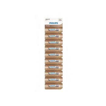Philips Entry alkáli elem AAA LR03 - 10db kép