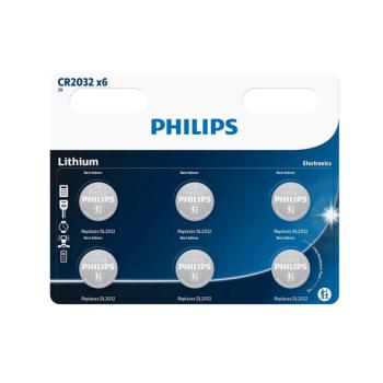 Philips Lithium elem CR2032 - 6db kép