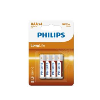 Philips Longlife elem AAA LR03 - 4db kép
