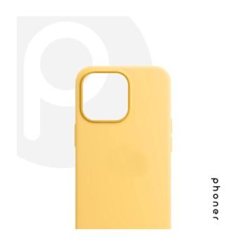 Phoner Apple iPhone 11 Pro Max szilikon tok, sárga kép