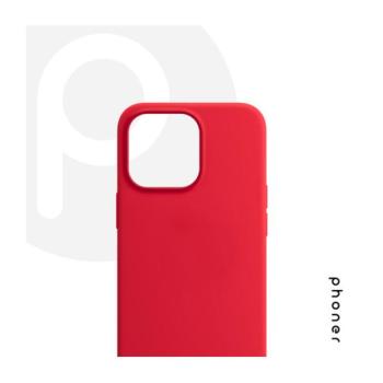 Phoner Apple iPhone 13 mini szilikon tok, piros kép