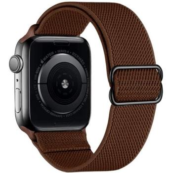 Phoner Dew Apple Watch csatos fonott szövet szíj, 38/40/41mm, barna kép