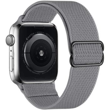 Phoner Dew Apple Watch csatos fonott szövet szíj, 38/40/41mm, szürke kép