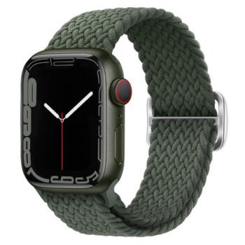 Phoner Hook Apple Watch csatos fonott szövet szíj, 38/40/41mm, fenyő kép