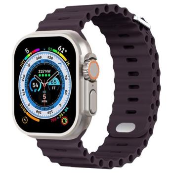 Phoner River Apple Watch 41/40/38 mm szilikon szíj, bodza kép