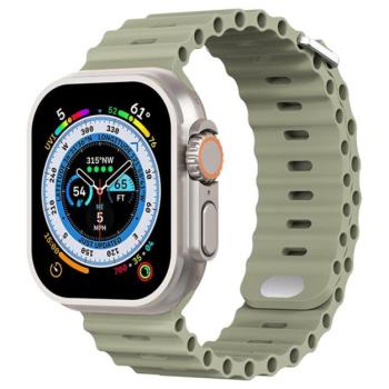 Phoner River Apple Watch 41/40/38 mm szilikon szíj, keki kép