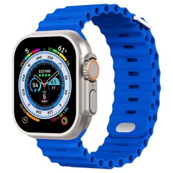 Phoner River Apple Watch 41/40/38 mm szilikon szíj, királykék kép