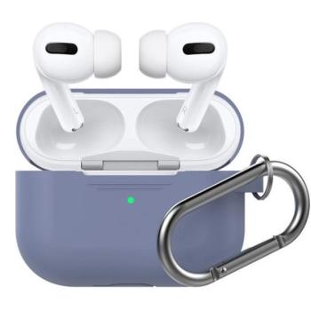 Phoner Simple Apple Airpods Pro szilikon tok akasztóval, égkék kép