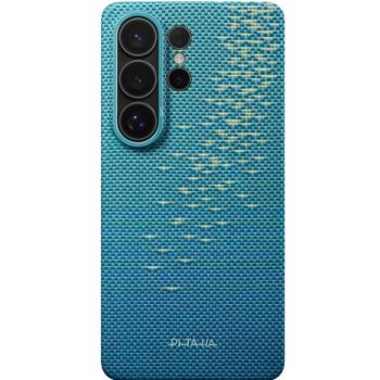 Pitaka Edge Samsung Galaxy S26 Ultra hátlap tok, Aramid, MagSafe, lucid blue kép