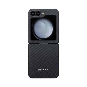 Pitaka MagEZ Case 5 Samsung Galaxy Z Flip 6 / Flip 7 FE MagSafe tok, Black/gray kép