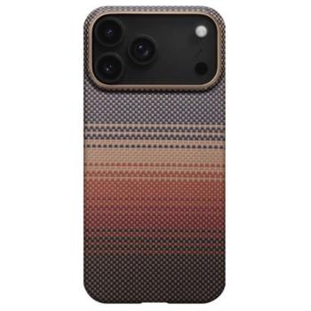 Pitaka Ultra Slim Apple iPhone 17 Pro hátlap tok, Aramid, MagSafe, sunset kép