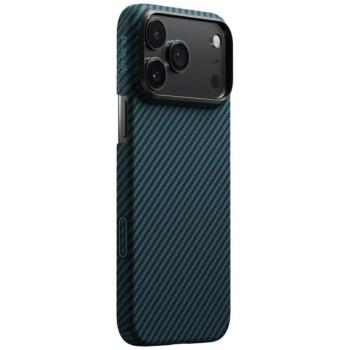 Pitaka Ultra-Slim MagSafe Apple iPhone 17 Pro Max hátlap tok, fekete-kék kép