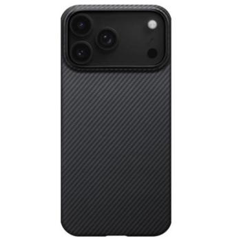 Pitaka Ultra-Slim MagSafe Apple iPhone 17 Pro Max hátlap tok, fekete-szürke kép