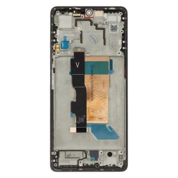 Poco F5 gyári LCD kijelző kerettel, fekete (Service Pack) kép