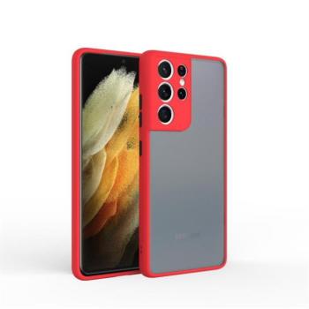 Poco M4 Pro műanyag tok, piros-fekete kép