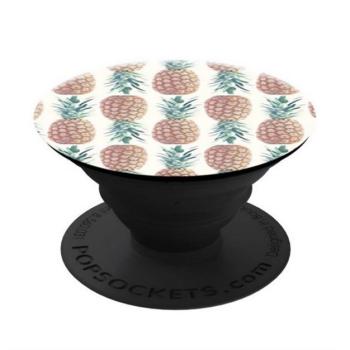 POPSOCKETS telefontartó (készülékre ragasztható, többfunkciós, ananász) FEHÉR Sony C5, Motorola E3, Motorola Z3 kép