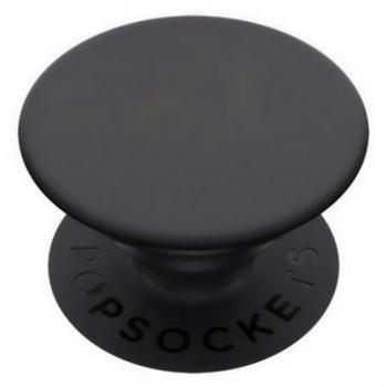 POPSOCKETS telefontartó (készülékre ragasztható, többfunkciós) FEKETE Sony C5, Motorola E3, Motorola Z3 kép