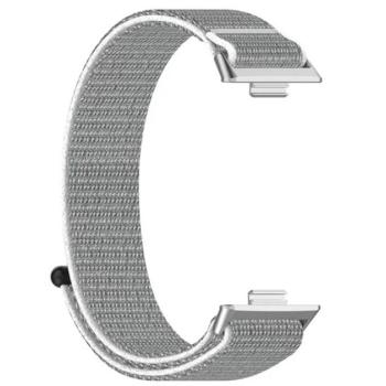 Pótszíj (egyedi méret, nylon, tépőzáras, légáteresztő) VILÁGOSSZÜRKE Huawei Watch Fit 3 kép