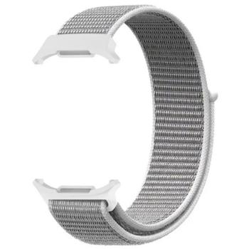 Pótszíj (egyedi méret, nylon, tépőzáras, légáteresztő) VILÁGOSSZÜRKE Samsung Galaxy Watch Ultra eSIM 47mm (SM-L705) kép