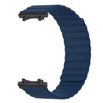 Pótszíj (egyedi méret, szilikon, 3D, mágneses) SÖTÉTKÉK Amazfit T-Rex 3 kép