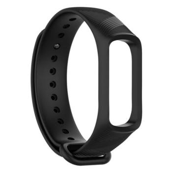 Pótszíj (egyedi méret, szilikon, állítható) FEKETE Samsung Galaxy Fit E Sport (SM-R375) kép