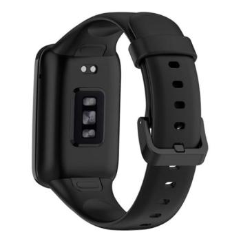 Pótszíj (egyedi méret, szilikon, állítható) FEKETE Xiaomi Mi Band 7 Pro kép