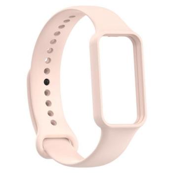Pótszíj (egyedi méret, szilikon, állítható) RÓZSASZÍN Amazfit Band 7 kép