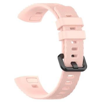 Pótszíj (egyedi méret, szilikon, állítható) RÓZSASZÍN Huawei Band 4 Pro kép