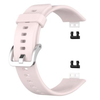 Pótszíj (egyedi méret, szilikon, állítható) RÓZSASZÍN Huawei Watch Fit kép