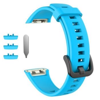 Pótszíj (egyedi méret, szilikon, állítható) VILÁGOSKÉK Honor Band 6, Huawei Band 6 kép