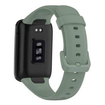 Pótszíj (egyedi méret, szilikon, állítható) VILÁGOSZÖLD Xiaomi Mi Band 7 Pro kép